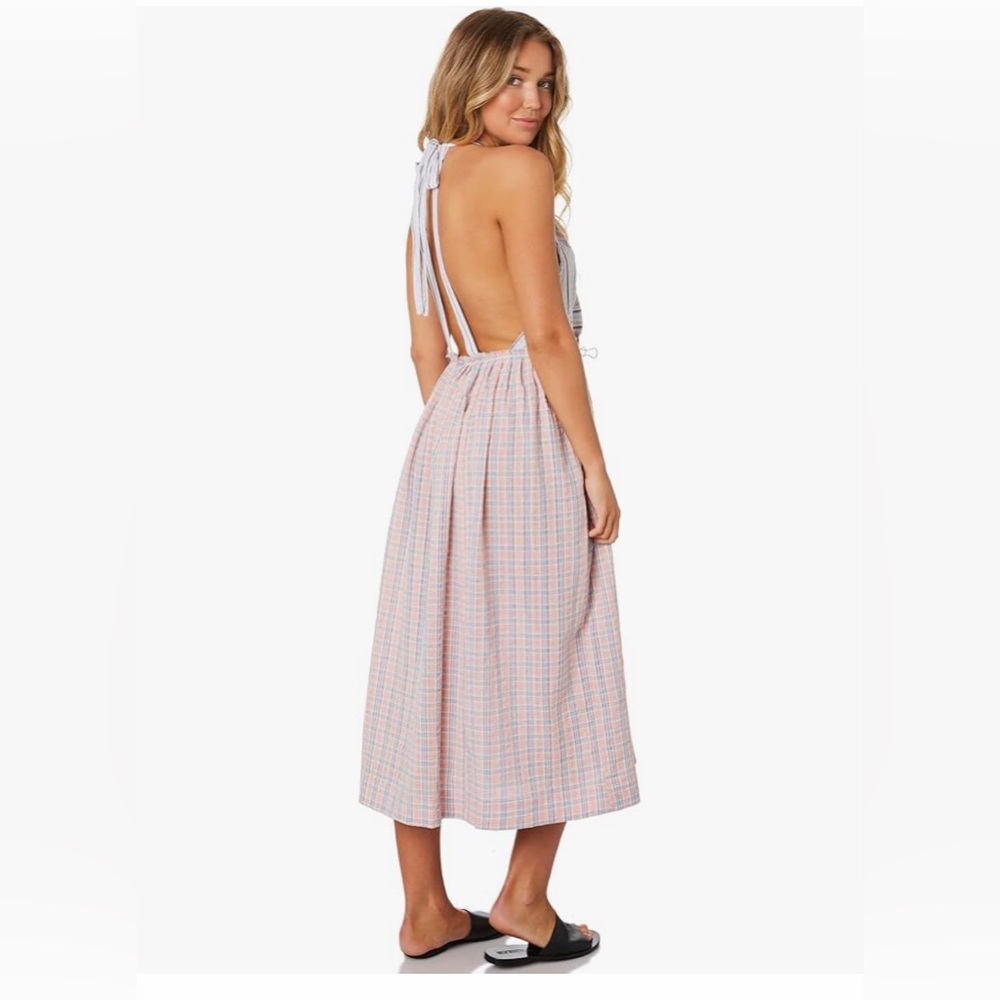 Free People Color Theory Apron Dress